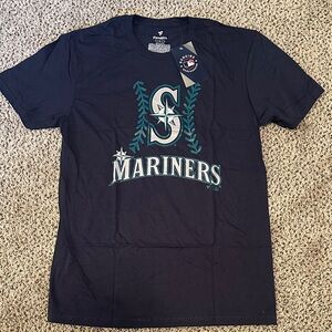 Fanatics Men's Dark Blue Mariners Graphic Tee